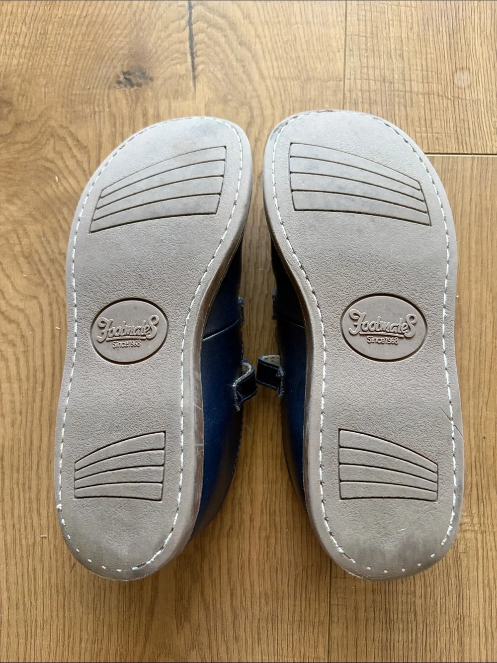 FootMates Navy Double-Strap Mary Jane Shoes for Kids